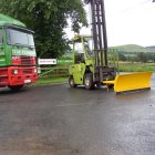 Forklift plough Forklift plough